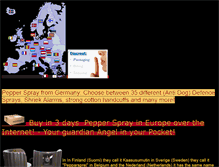 Tablet Screenshot of pepper-spray.eu